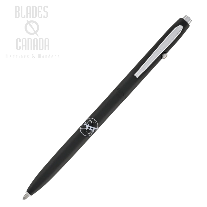 Fisher Space Pen Shuttle Pen, Matte Black w/NASA Design, FPCH4BC/NASAMB